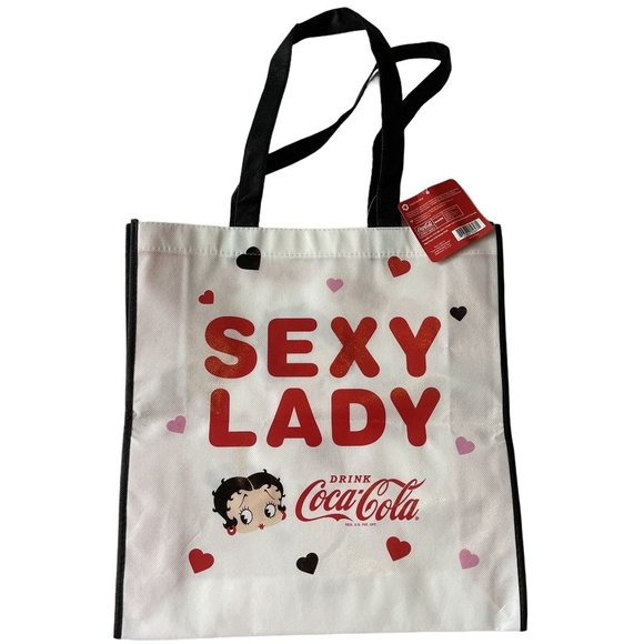 Betty Boop And Coca-Cola "Sexy Lady" Recycle Tote - Picture 2 of 4